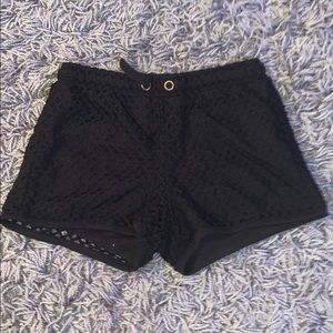Forever 21 fishnet shorts